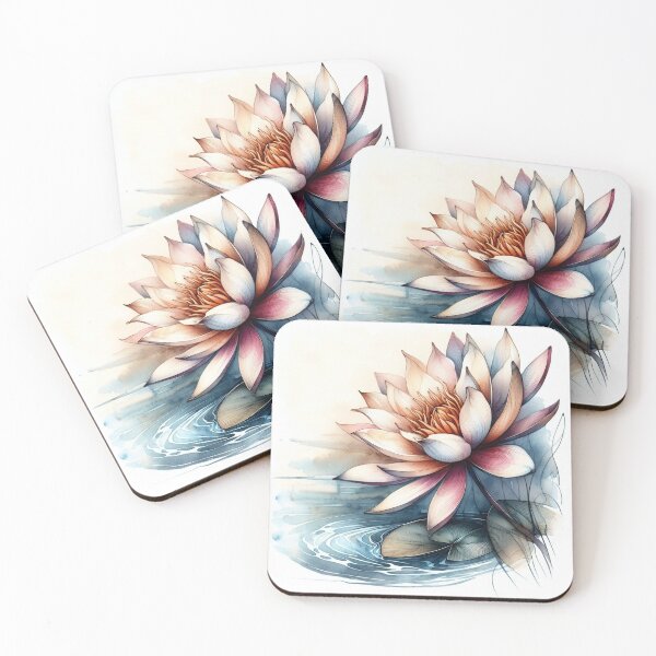 Item preview, subtle lotus flower designed and sold by jkrphoto.