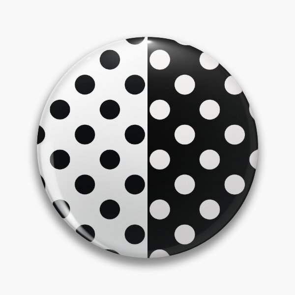Item preview, Black White Two Inverse Polka Dots designed and sold by PatternTitan.