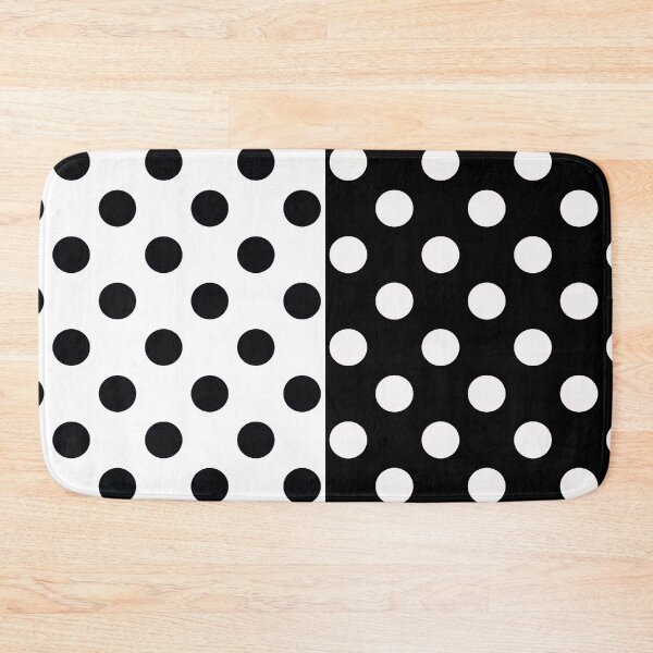 Item preview, Black White Two Inverse Polka Dots designed and sold by PatternTitan.