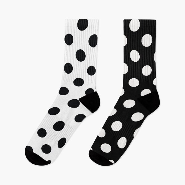 Item preview, Black White Two Inverse Polka Dots designed and sold by PatternTitan.