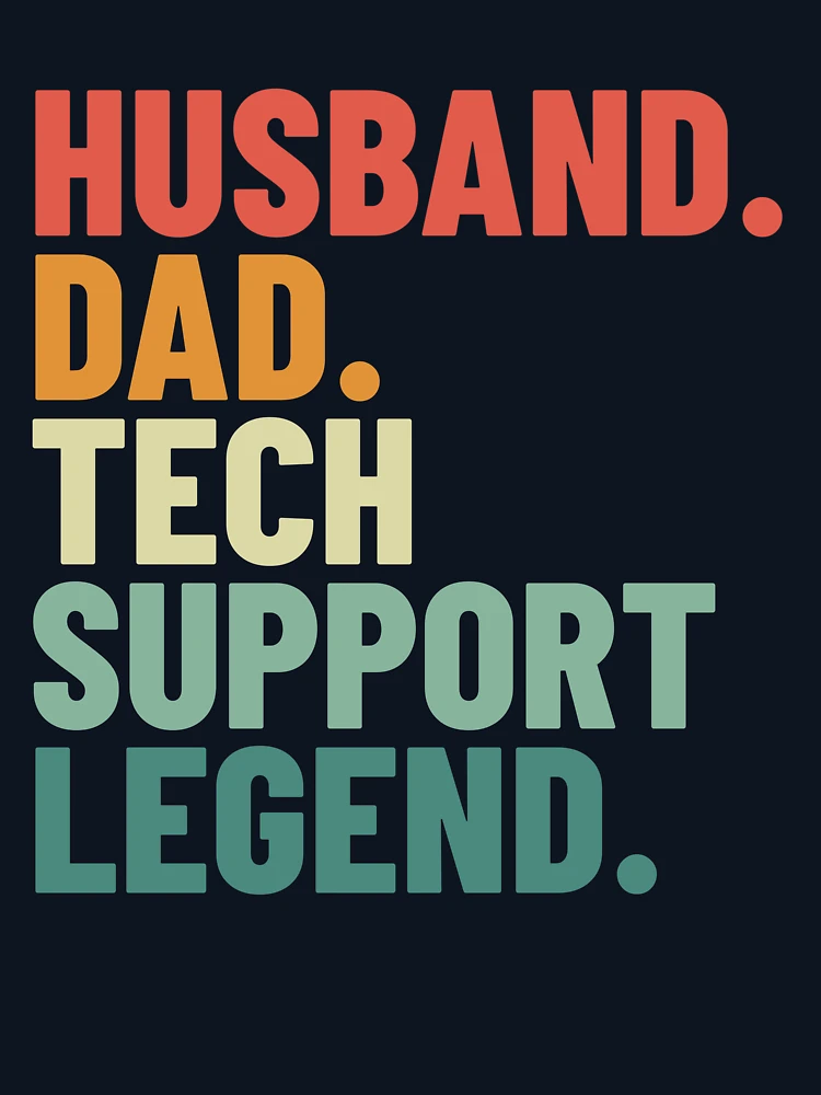 Thumbnail 6 von 6, Leichter Pullover, Husband Dad Tech Support Legend Techy Men's Tech Support Gear designt und verkauft von DynamicDesign.