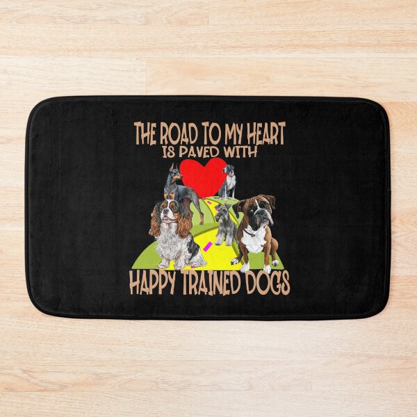Item preview, The road to my heart is paved with dogs designed and sold by Colorfulman.