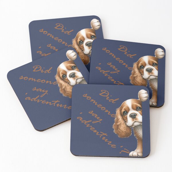 Item preview, Did Someone Say Adventure - Staffordshire Cocker Spaniel designed and sold by ART-HOME-PAWS.