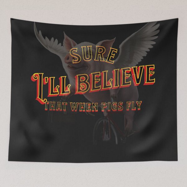 Item preview,  Flying Pigs and Other Sarcastic Delights: Embracing the Absurd designed and sold by StyleFused.