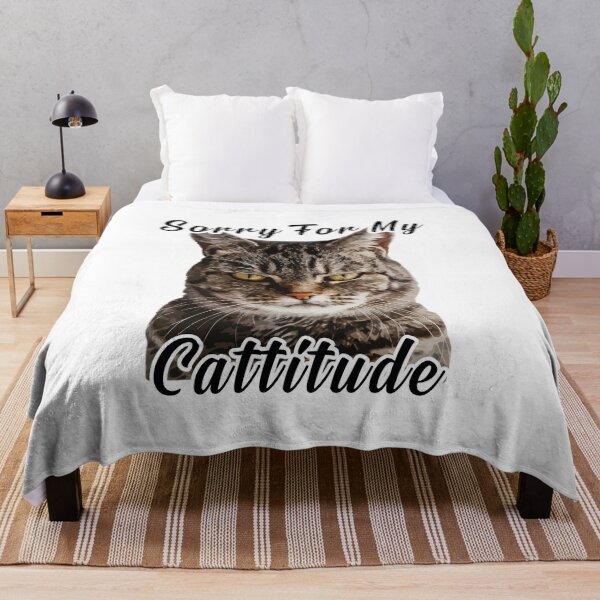 Item preview, "Sorry For My Cattitude" cat with attitude designed and sold by VectorVisionary.