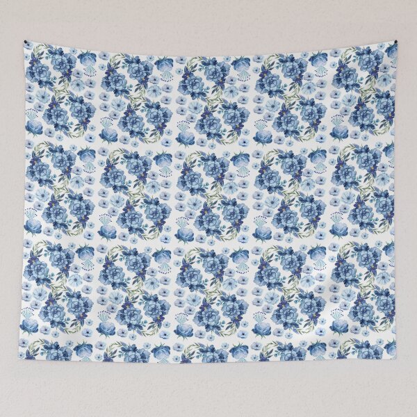 Item preview, Blue Flowers designed and sold by Abundancelife.
