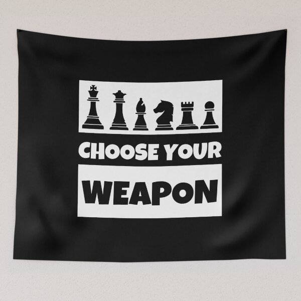 Item preview, Choose your weapon Chess (dark) designed and sold by aipolohu.