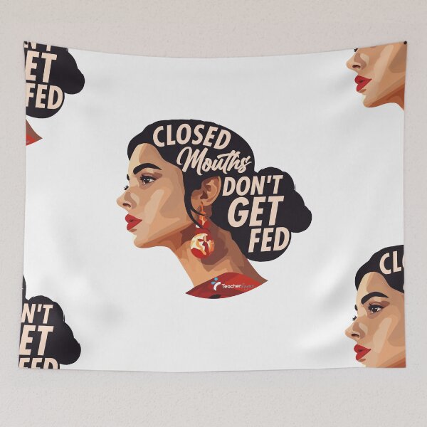 Item preview, Closed Mouths Don't Get Fed  designed and sold by Teachersaynz.
