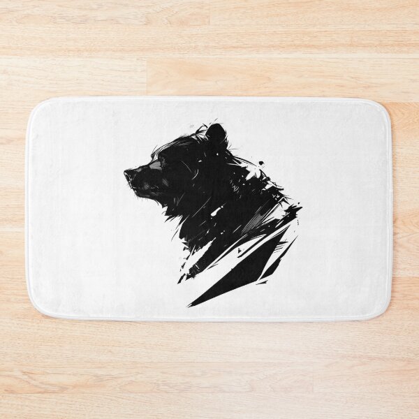 Item preview, Silhouette black and white bear // Aesthetic bear // bear Portrait // yin yang designed and sold by SMARTKIT  DESIGNAGENCY.