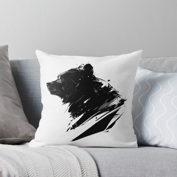 Item preview, Silhouette black and white bear // Aesthetic bear // bear Portrait // yin yang designed and sold by SMARTKIT  DESIGNAGENCY.
