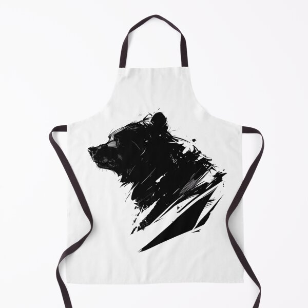 Item preview, Silhouette black and white bear // Aesthetic bear // bear Portrait // yin yang designed and sold by SMARTKIT DESIGNAGENCY.