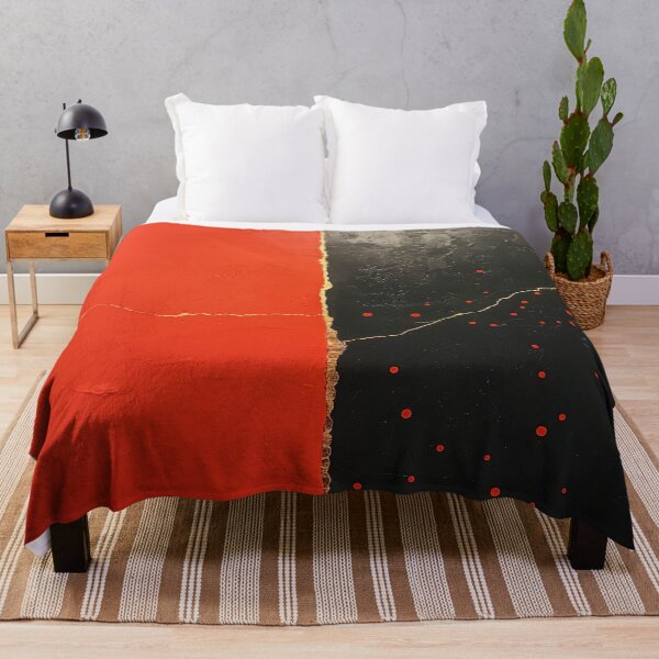 Item preview, Scarlet Divide – Striking Abstract Fracture Design designed and sold by tronictees.