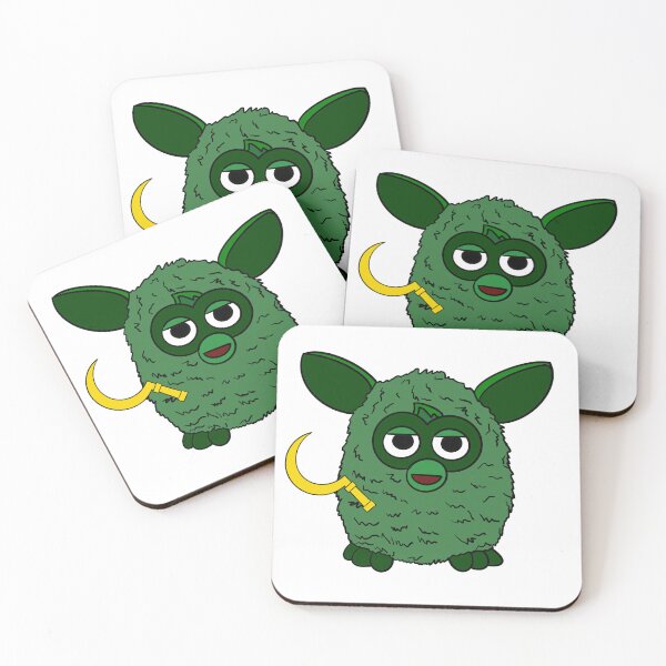 Item preview, Forest Green Saturn Furby designed and sold by Animals-by-JB.