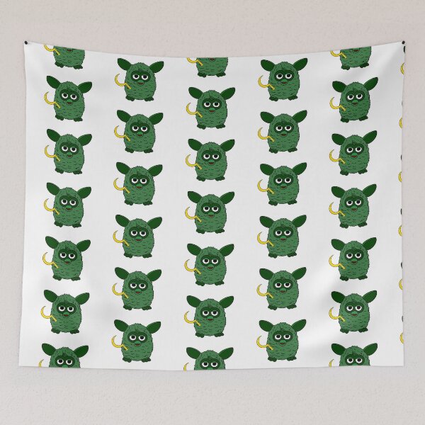 Item preview, Forest Green Saturn Furby designed and sold by Animals-by-JB.