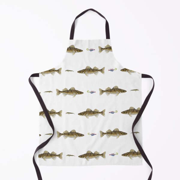Item preview, Walleye & Lures Pattern designed and sold by Marathon-Rana.