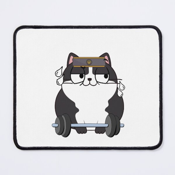 Item preview, Funny fat cat is exercising designed and sold by Pet Station.