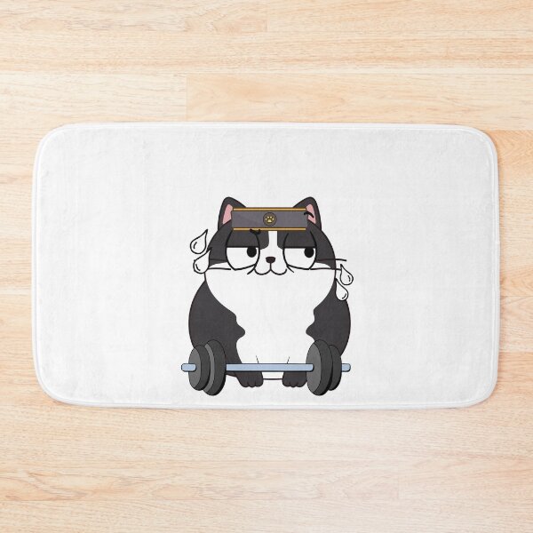 Item preview, Funny fat cat is exercising designed and sold by Pet Station.