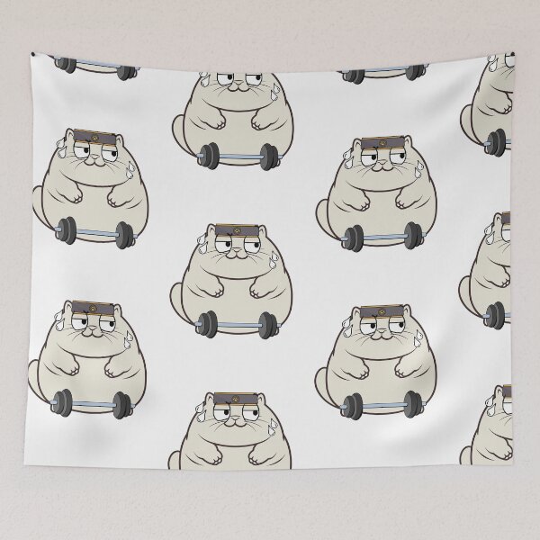 Item preview, Funny sumo cat is exercising designed and sold by Pet Station.