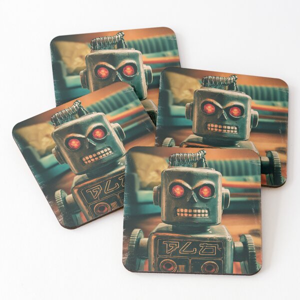 Item preview, Vintage Menace: Japanese-Inspired Retro Robot designed and sold by 3MillsDesign.