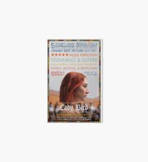 Lady Bird Critics Film Poster Art Board