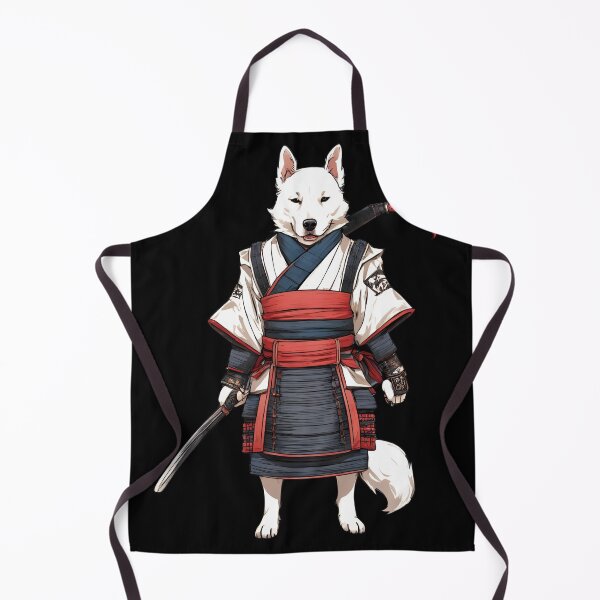 Aperçu de l'œuvre Chien samouraï avec un catana créée et vendue par JacobsParadise.