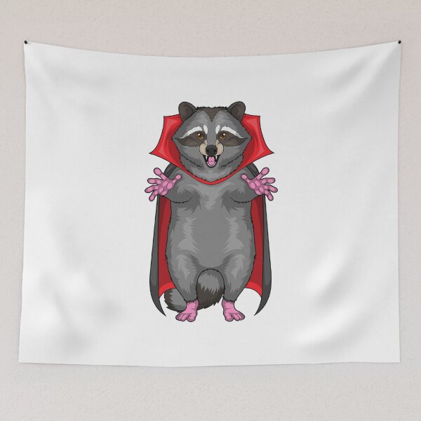 Item preview, Raccoon Halloween Vampire designed and sold by Snabdesign84.