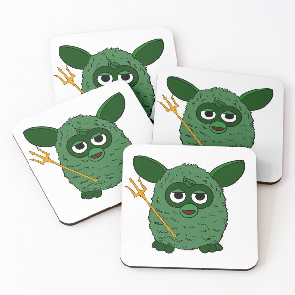 Item preview, Forest Green Neptune Furby designed and sold by Animals-by-JB.