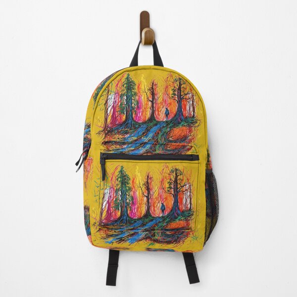 Item preview, Journey Through Vibrant Forest Hardcover Journal designed and sold by ArtComixHaven.