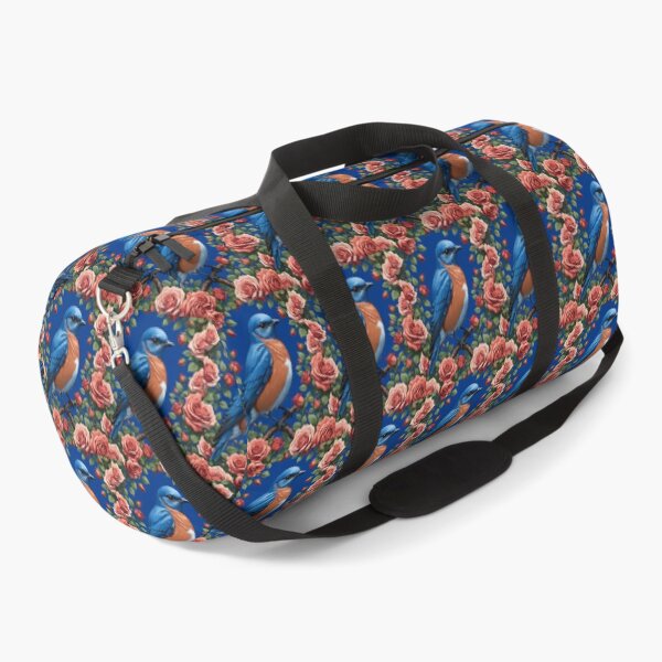 Item preview, An Eastern Bluebird Surrounded By New York Roses 1 designed and sold by taiche.