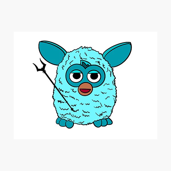 Item preview, Light Blue Pluto Furby designed and sold by Animals-by-JB.
