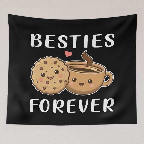 Item preview, Besties forever, Best duo cookie and coffee designed and sold by Szkicerka.