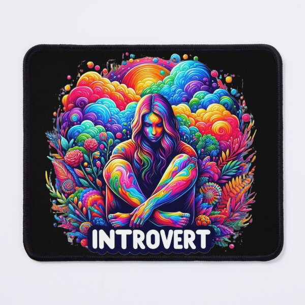 Item preview, Introvert Girl | Colorful Art of Quiet Reflection and Solitude designed and sold by litchick1977.