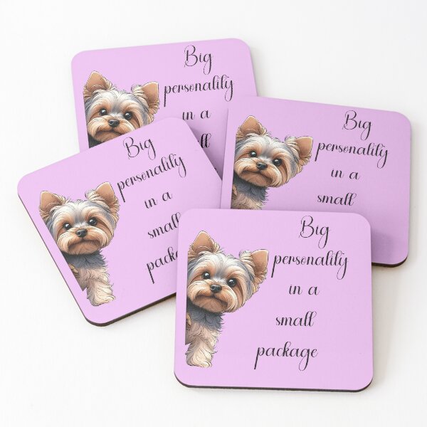 Item preview, Big personality, in a small package - Yorkshire Terrier dog designed and sold by ART-HOME-PAWS.