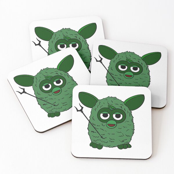 Item preview, Forest Green Pluto Furby designed and sold by Animals-by-JB.