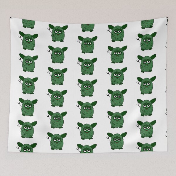 Item preview, Forest Green Pluto Furby designed and sold by Animals-by-JB.