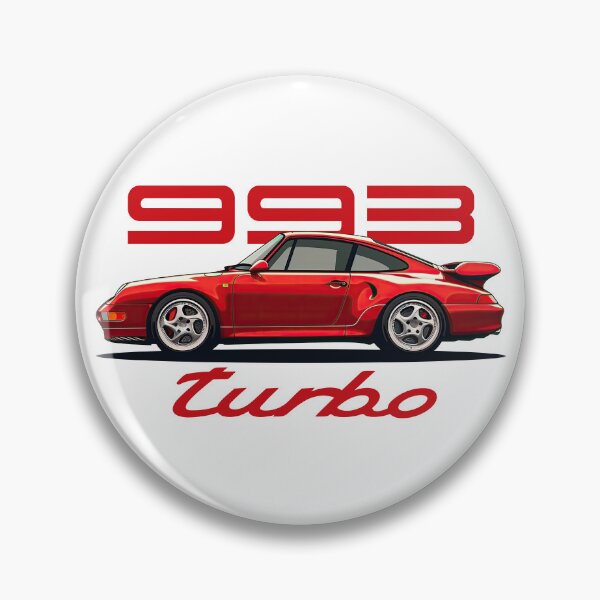 Item preview, Porsche 993 Turbo illustration designed and sold by blackdogshop.