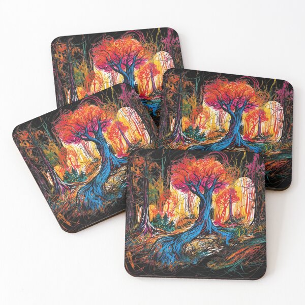 Item preview, Enchanted Forest Colours of Imagination Unleashed Hardcover Journal designed and sold by ArtComixHaven.