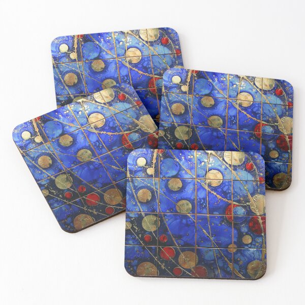 Item preview, Celestial Chaos: Bold Blue and Striking Abstract Design designed and sold by tronictees.
