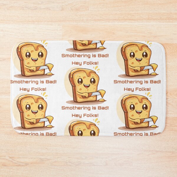 Item preview, Cuddle Monster Alert: Smothering is Bad - Cheeky Design designed and sold by Ignorant-Artist.