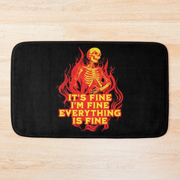 Item preview, It's Fine, I'm Fine, Everything Is Fine - Funny Sarcastic Dark Humor Gift  designed and sold by InkyGenies.