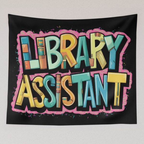 Item preview, Library Assistant Womens Funny Library Lady Librarian designed and sold by Quirky Shirts.