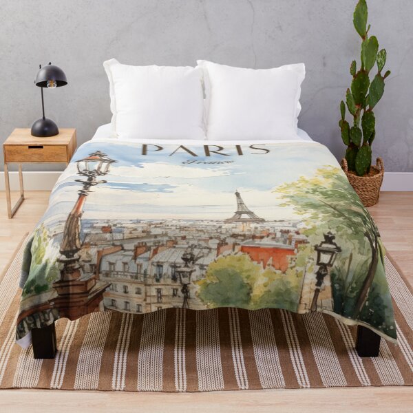 Item preview, Paris, France travel wall art print designed and sold by vintagetrips.