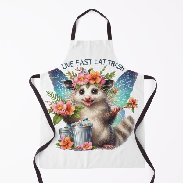 Item preview, Fairy Possum Live Fast Eat Trash designed and sold by vectcd.