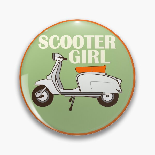 Item preview, Scooter Girl Green 1 designed and sold by AceHamster.
