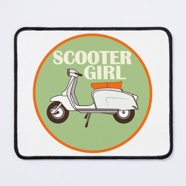 Item preview, Scooter Girl Green 1 designed and sold by AceHamster.