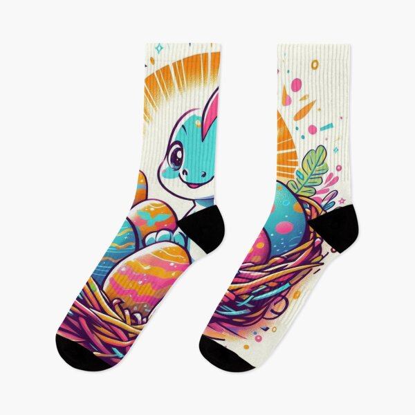 Item preview, Cute Colorful Baby Dino Easter Egg Futuristic (silvergoldvisionary) designed and sold by SGVisionary.