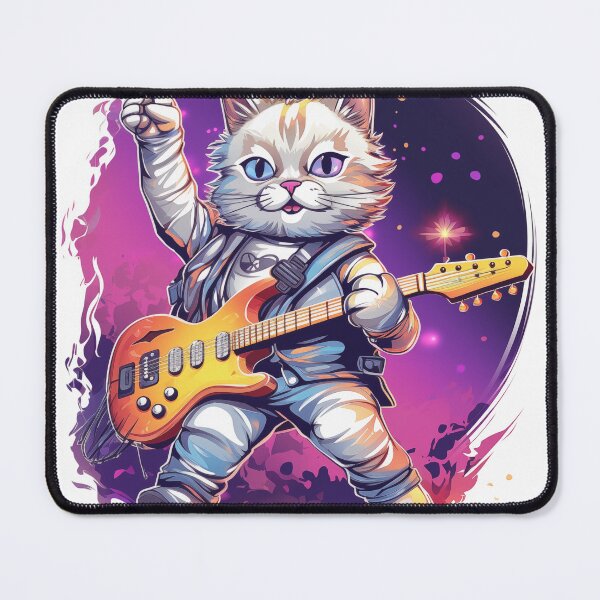 Item preview, Rockstar Cat Live in Concert - Lead Guitarist designed and sold by Aziradesign.