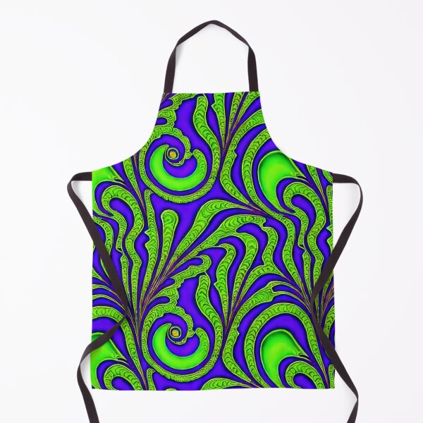 Item preview, Neon Fractal Green - Seamless Pattern designed and sold by Chubuter.