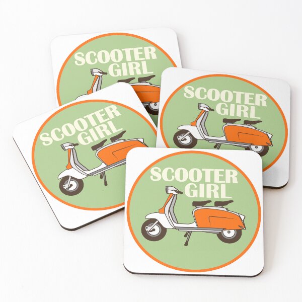 Item preview, Scooter Girl Green 2 designed and sold by AceHamster.