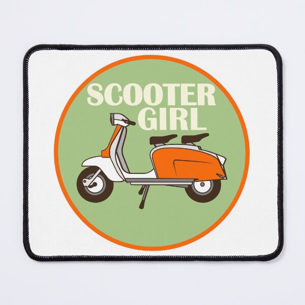 Item preview, Scooter Girl Green 2 designed and sold by AceHamster.